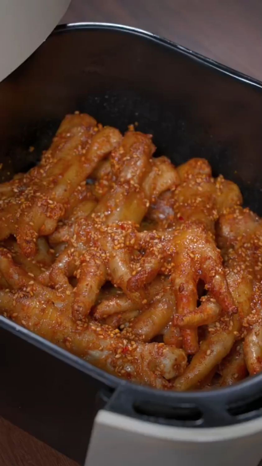 香辣烤鸡爪这样做