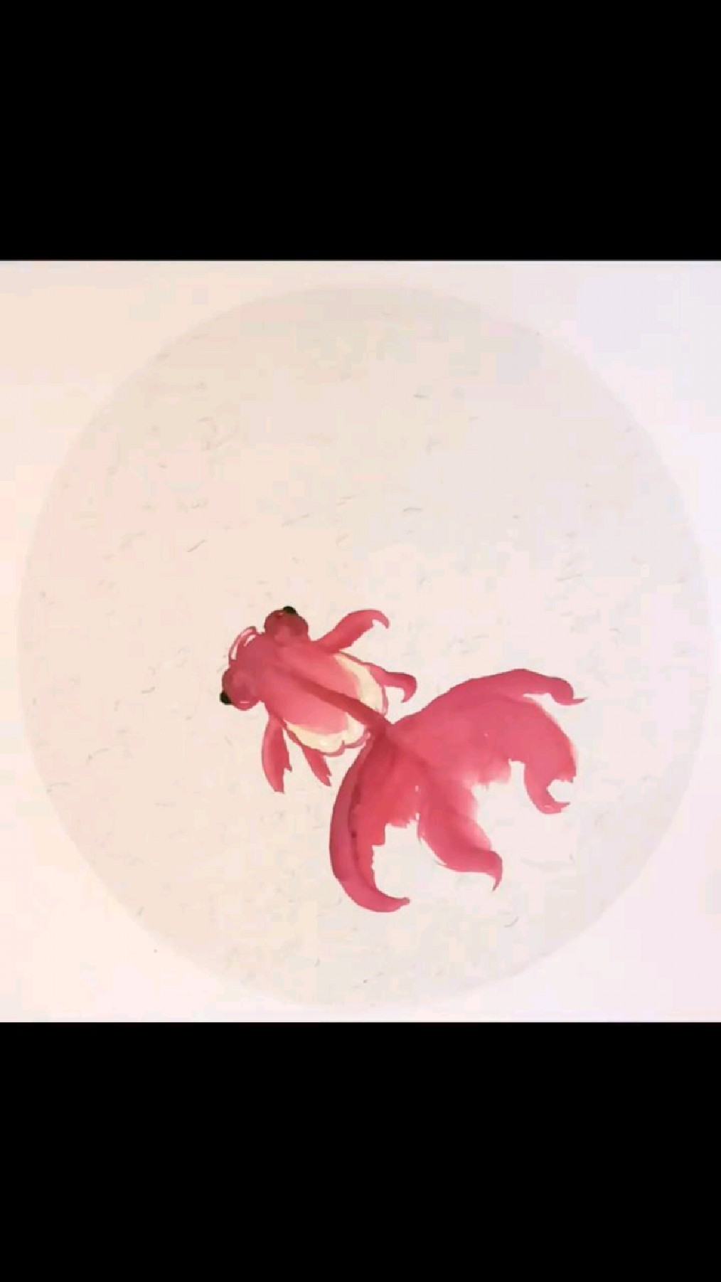 一分钟教你画金鱼