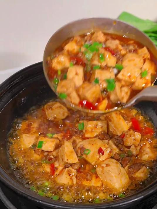 我认为豆腐最好吃的最法就是这个麻婆豆腐