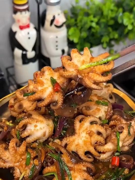 短腿八爪鱼,做海鲜粥超棒的