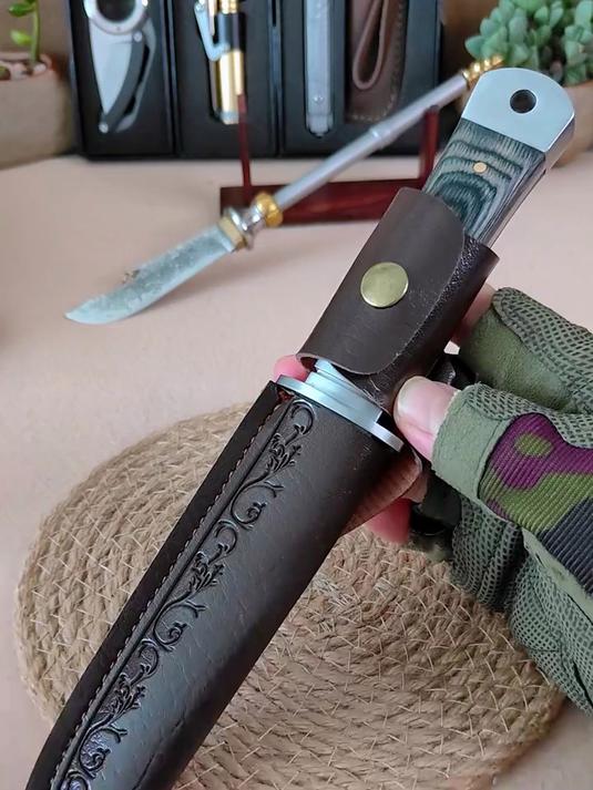 厚度4.0高硬度户外切肉刀水果刀