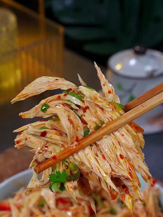 酸辣美味的凉拌腐竹