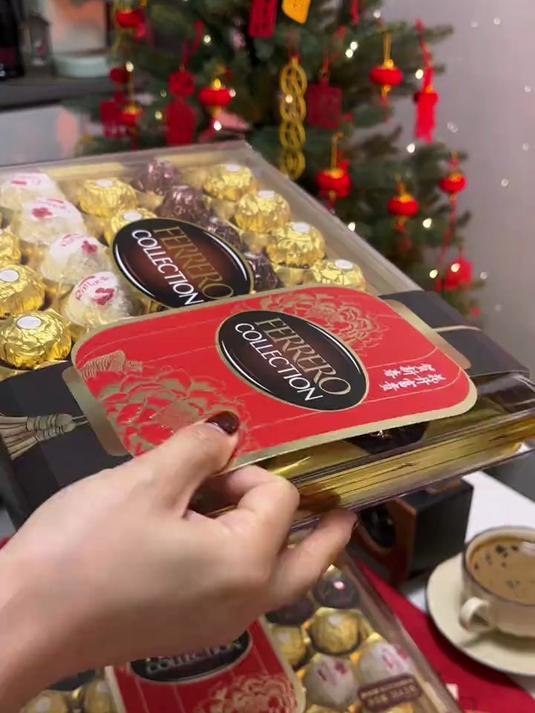 还得是费列罗官方旗舰店发货的,正品有保障!