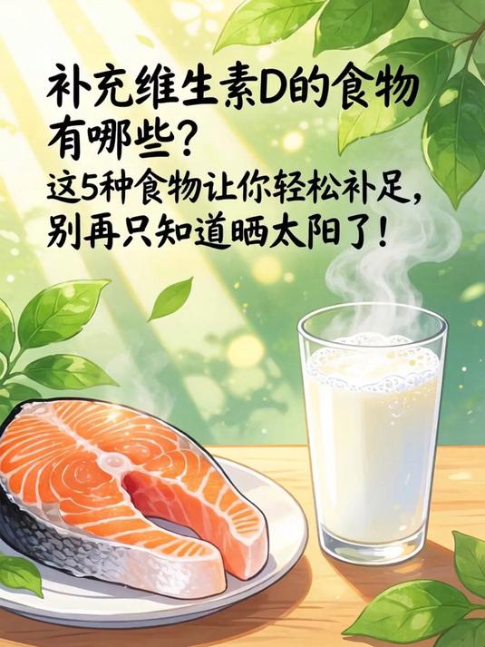 补充维生素d的食物有哪些?这5种食物让你轻松补足,别再只知道晒太阳了!