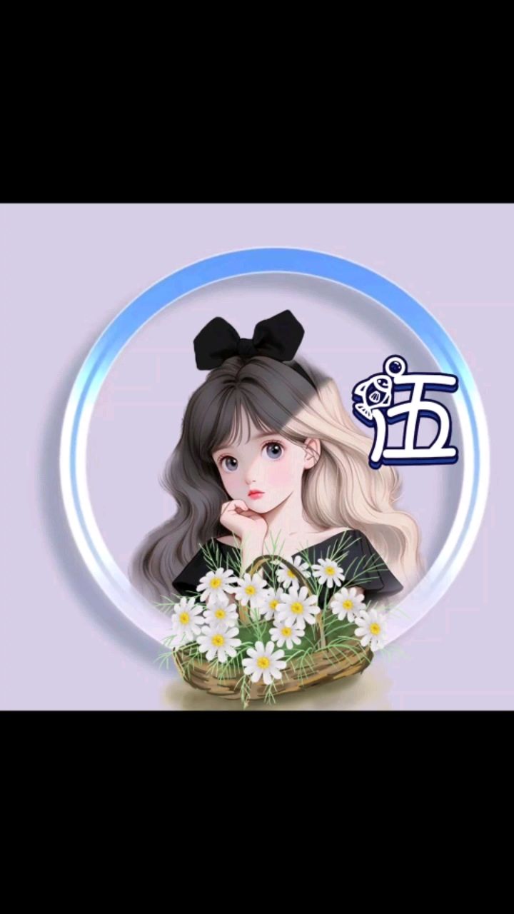 紫色系女生唯美头像