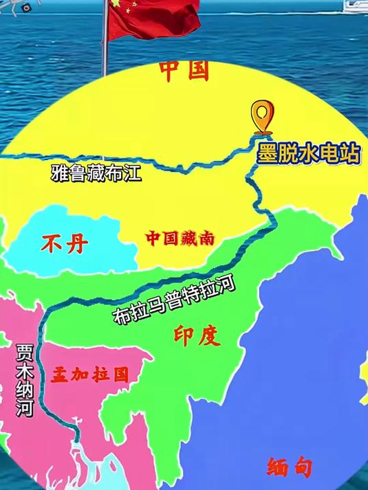 墨脱水电站位置