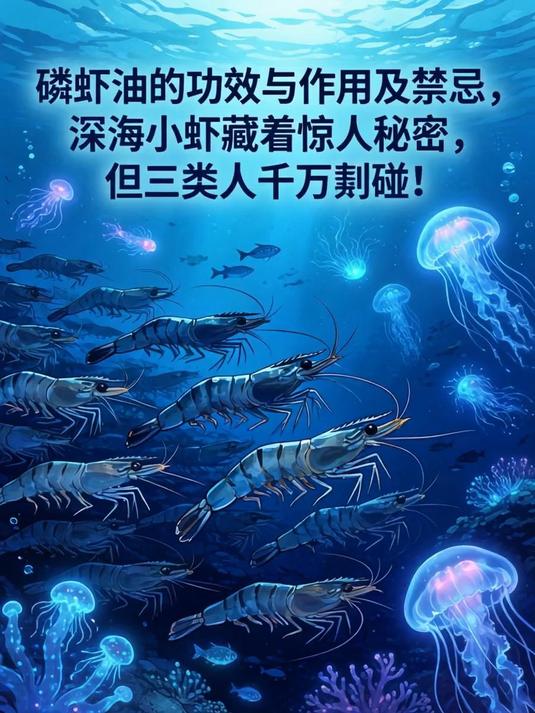 磷虾油的功效与作用及禁忌,深海小虾藏着惊人秘密,但三类人千万别碰!