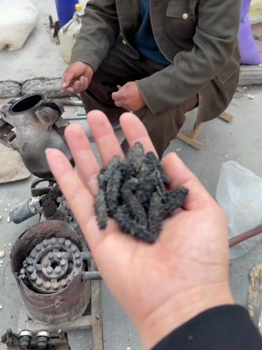 爆米花机爆海参