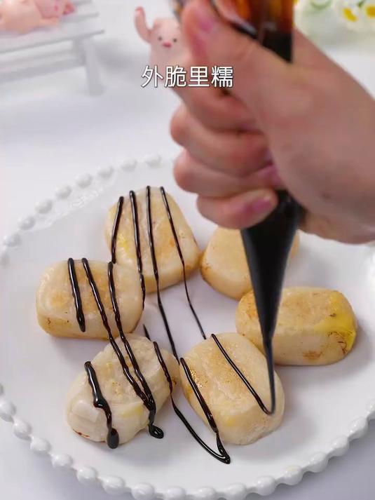 免烤箱巨巨巨巨好吃!一口爆浆芝士烤年糕