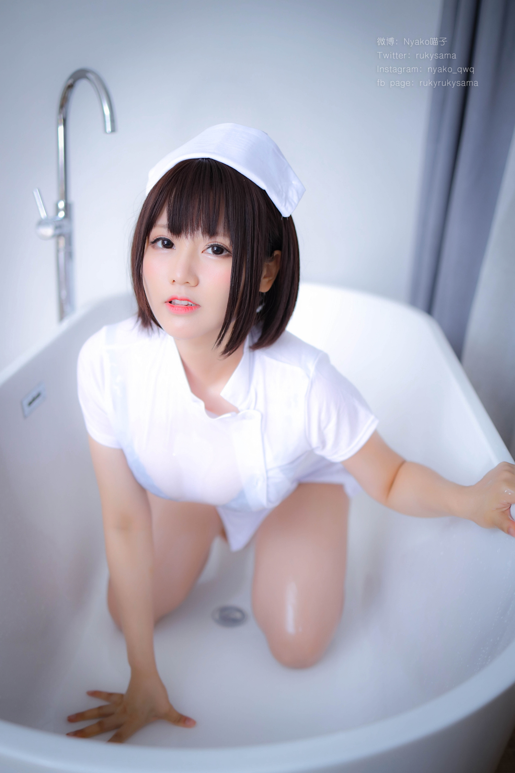 图片[58]-Nyako喵子 NO.002 – 护士服[155P+4V865M]-六色网