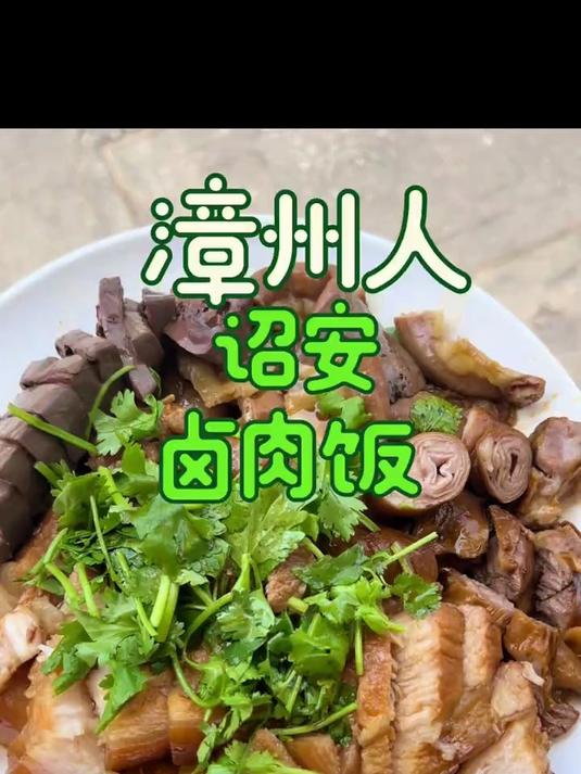 五一之潮汕漳州交界 诏安卤肉饭!厚甲!