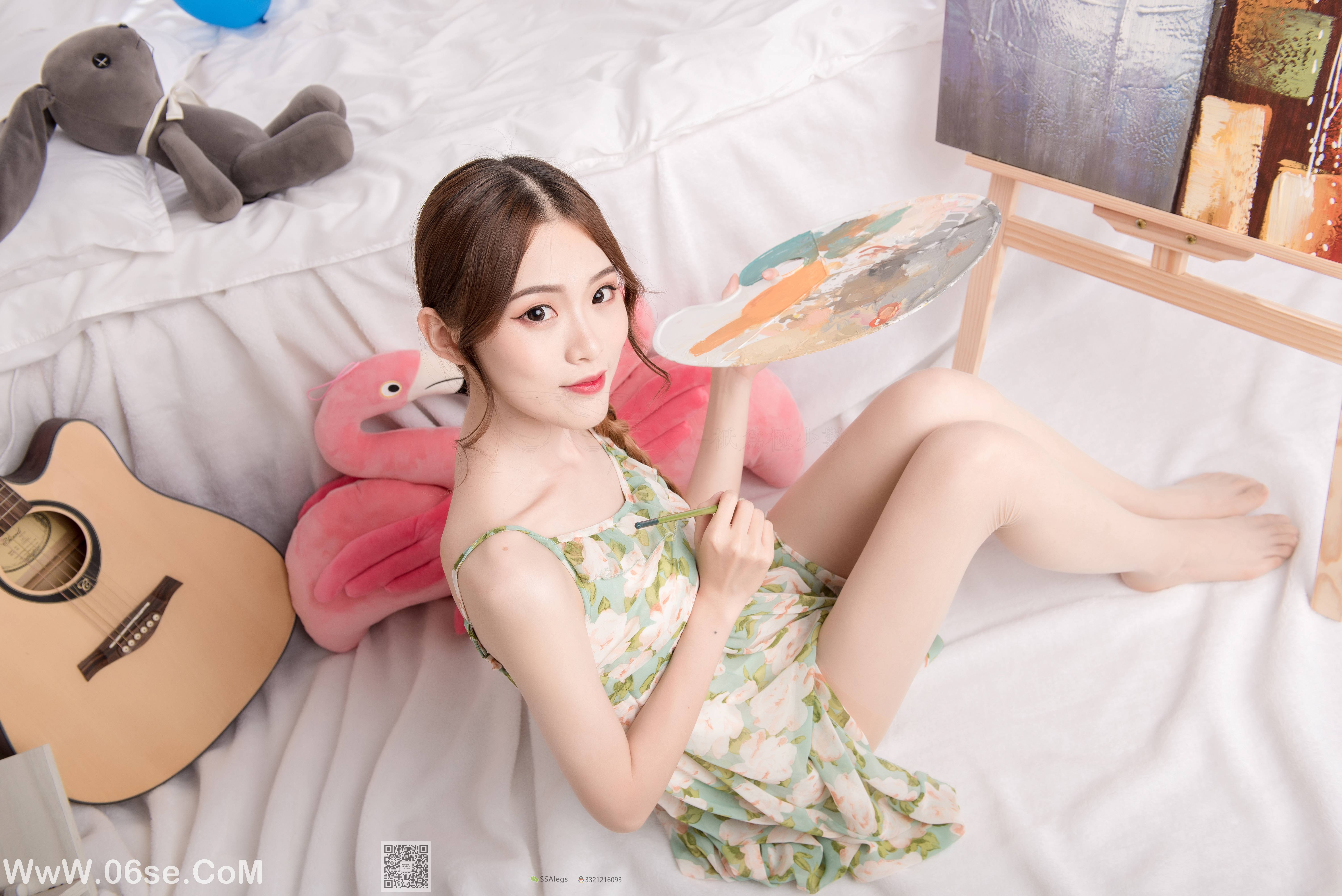 图片[6]-[SSA丝社] NO.022 琪琪 化身灵魂画师肉丝美足特写[99P971M]-六色网