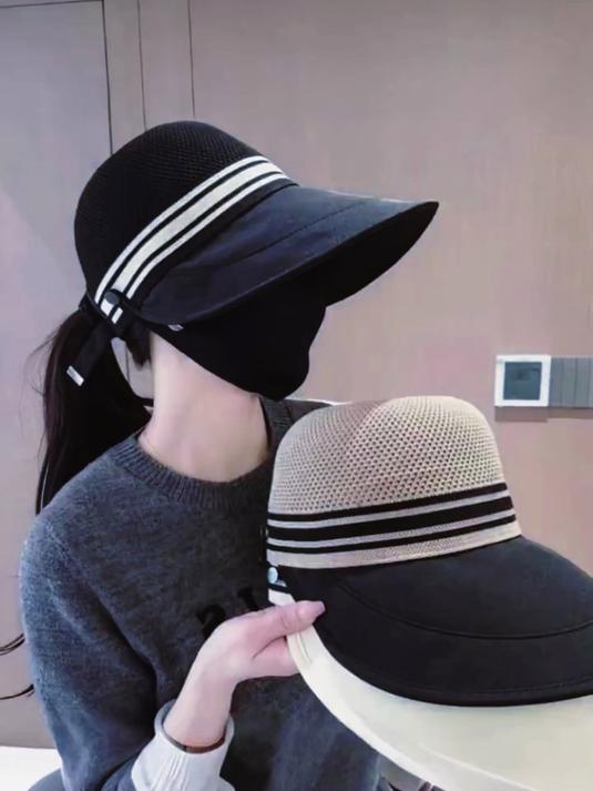 春夏季加长帽檐网顶鸭舌帽女大头围#省心宝藏好物#