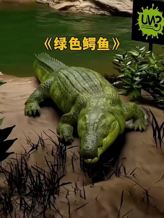 鳄鱼为什么是绿色的皮肤？