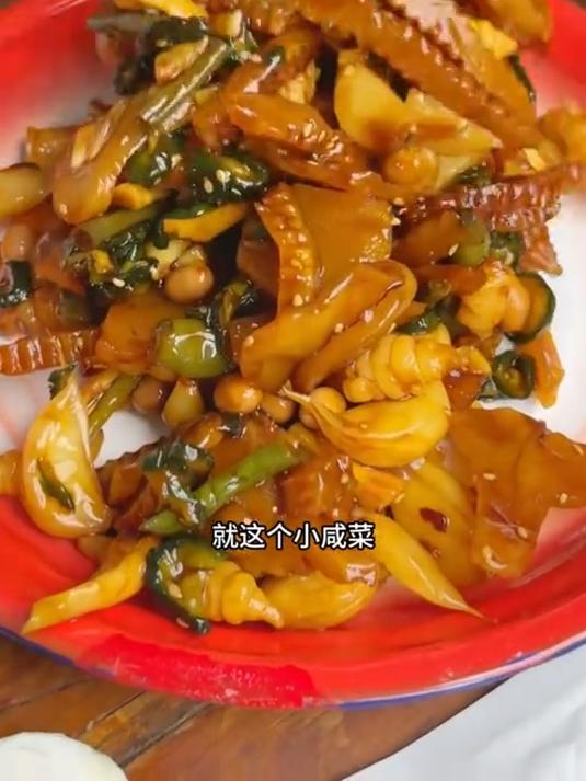 米饭杀手来了!酱香八宝菜咸香脆嫩,配粥下饭一口就开胃!