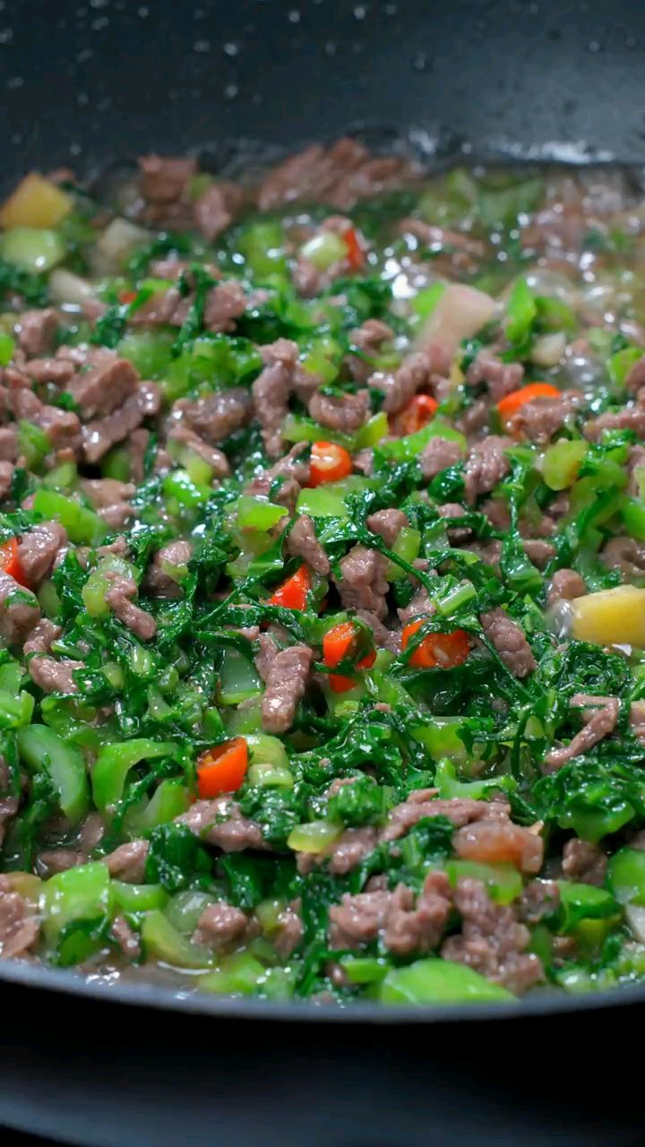 牛肉炒青菜,你吃过吗