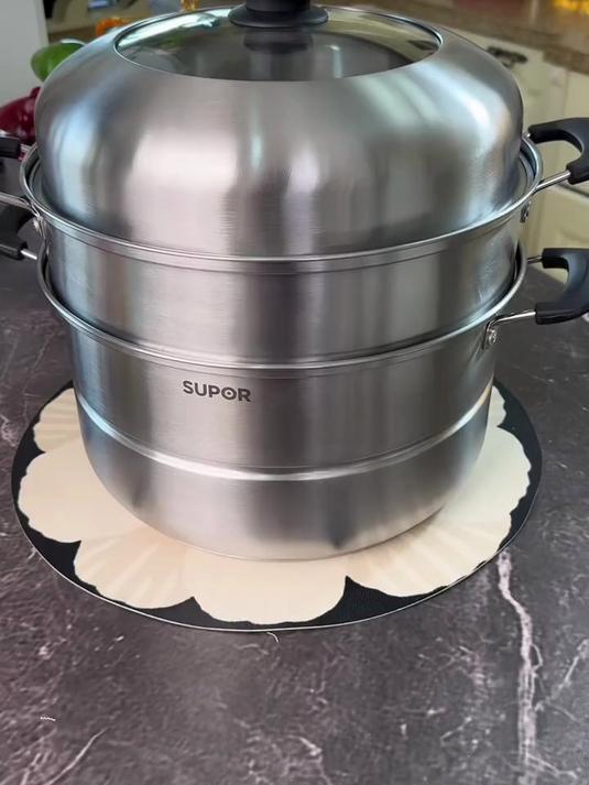 苏泊尔双层蒸锅能蒸能煮还能炖大品牌品质