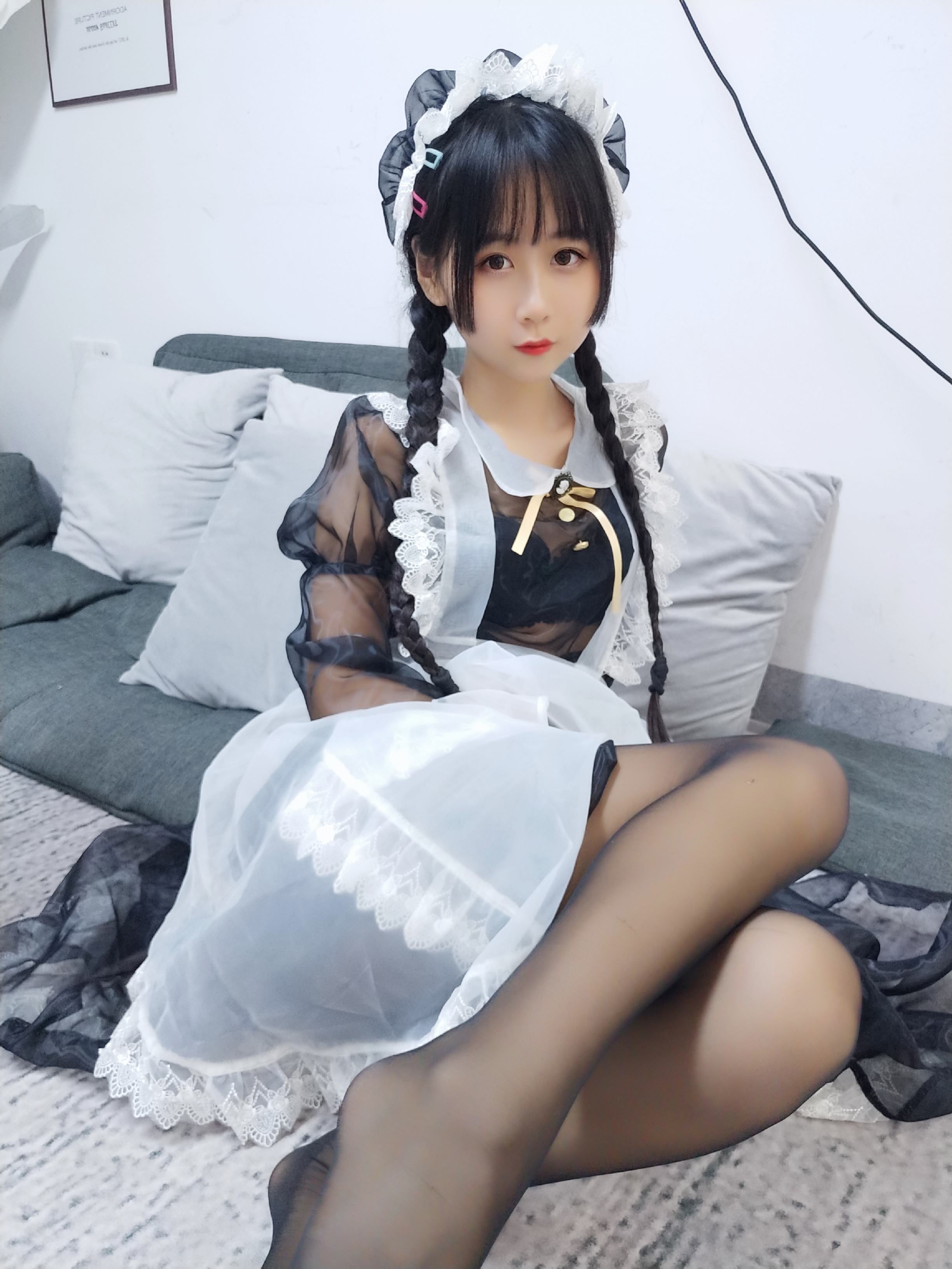 图片[11]-萌芽儿o0 NO.004 透明女仆自拍 [24P90M]-六色网