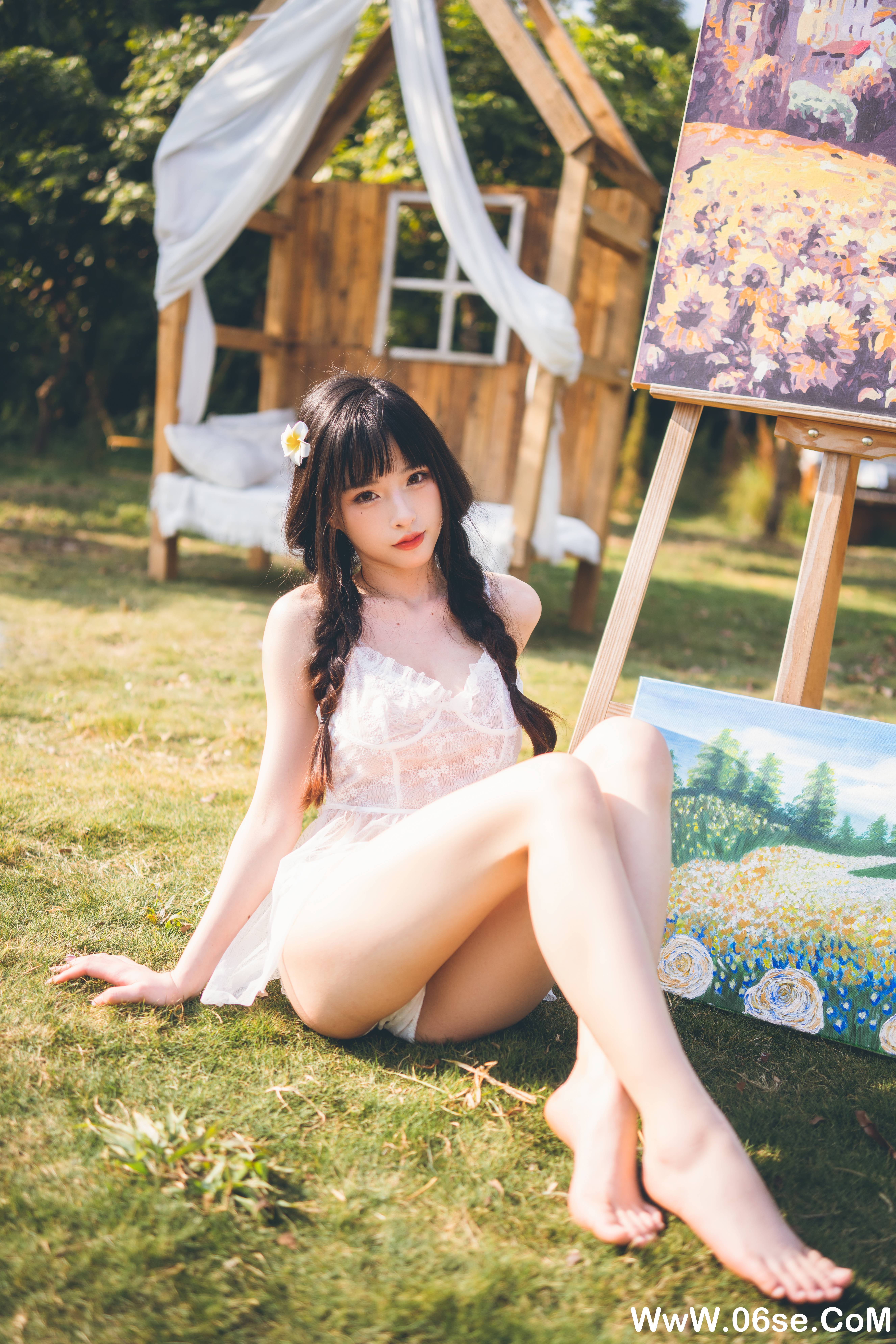 图片[23]-清水由乃 NO.021 – 田园蕾丝裙 [66P2.66G]-六色网