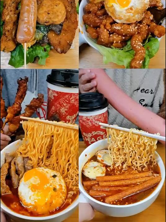 油泼辣子酸汤面