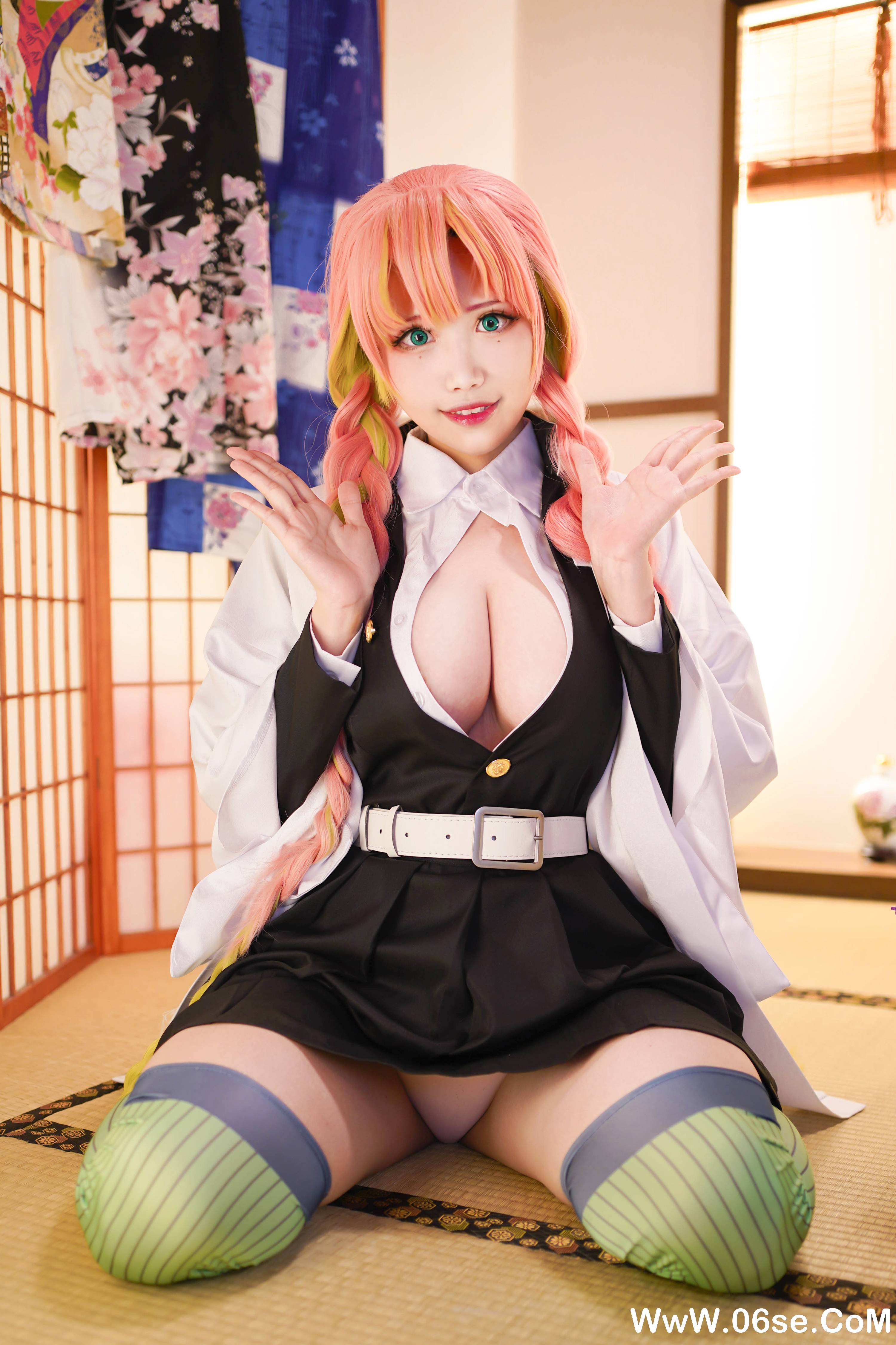图片[12]-Coser萱-KaYa NO.127 — 鬼灭之刃 甘露寺[35P176M]-六色网