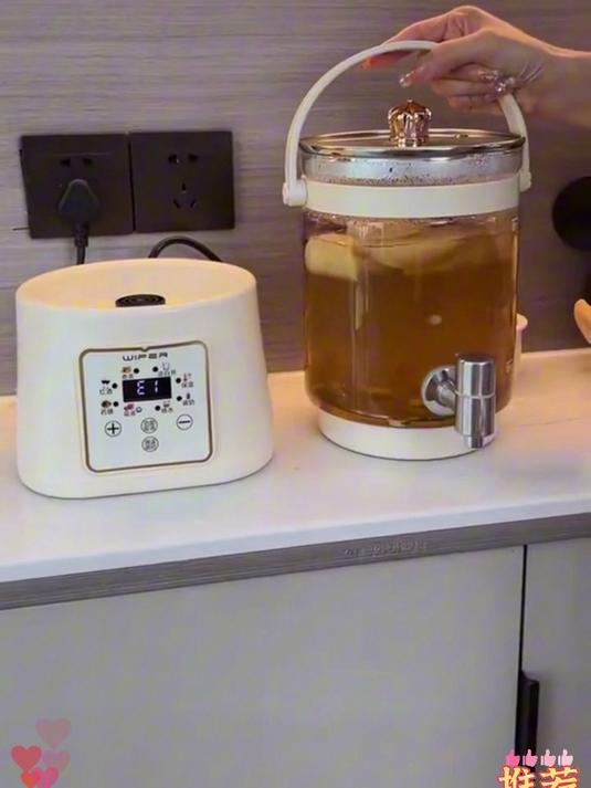 WIFER新款养生壶花茶壶多功能家用玻璃办公室小型炖煮一体烧