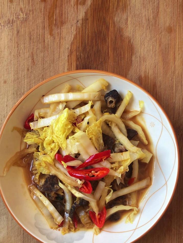 酸辣大白菜的做法