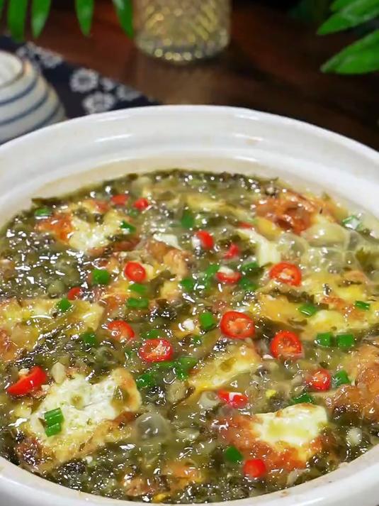 不知道吃什么的时候就来一碗雪菜豆腐汤