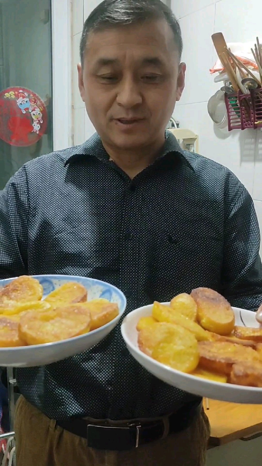 甘肃省庆阳市宁县美食小米糕,当地人称燃面糕