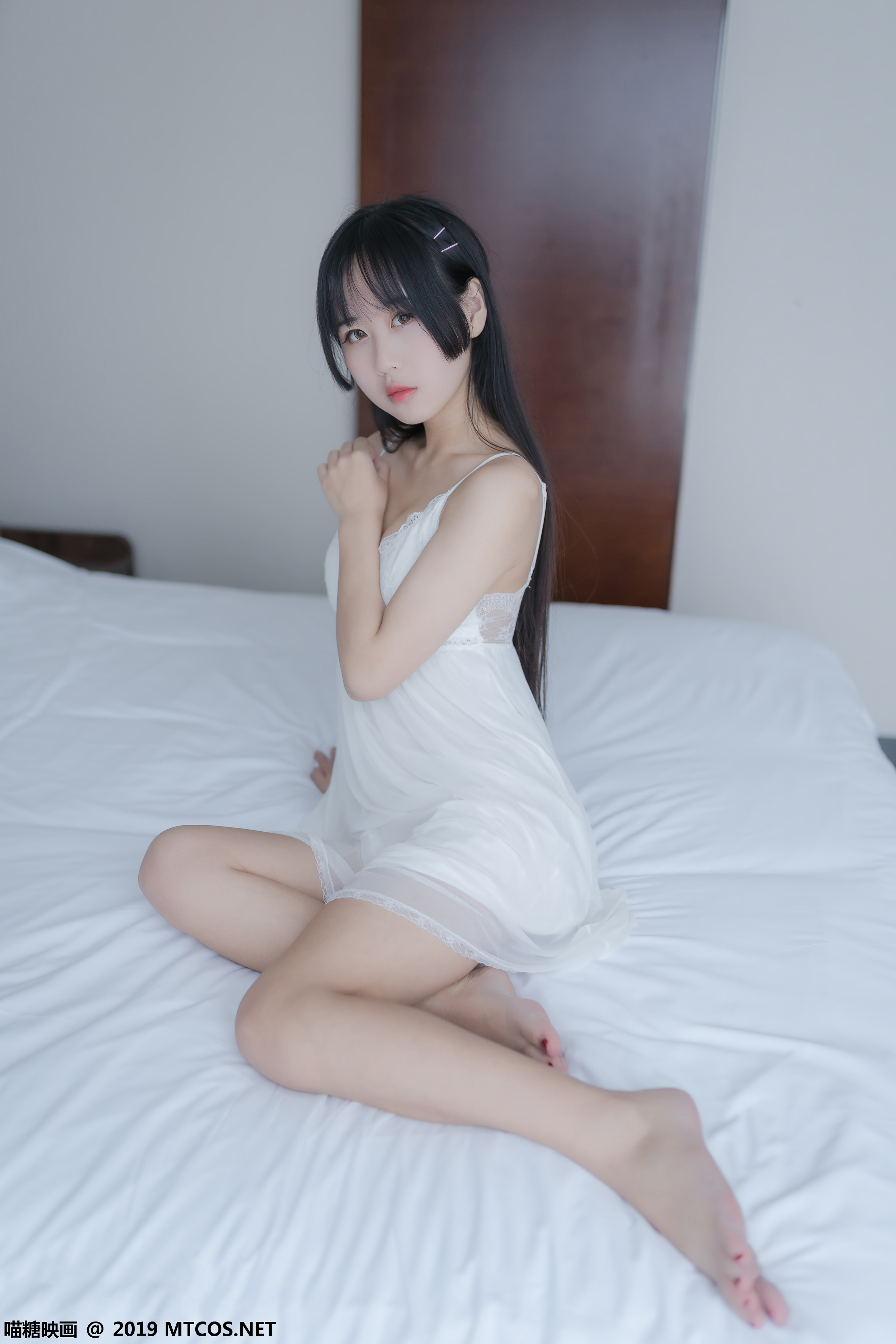 图片[7]-[MTCos] 喵糖映画 Vol.069 萌芽儿o0 白纱裙-六色网