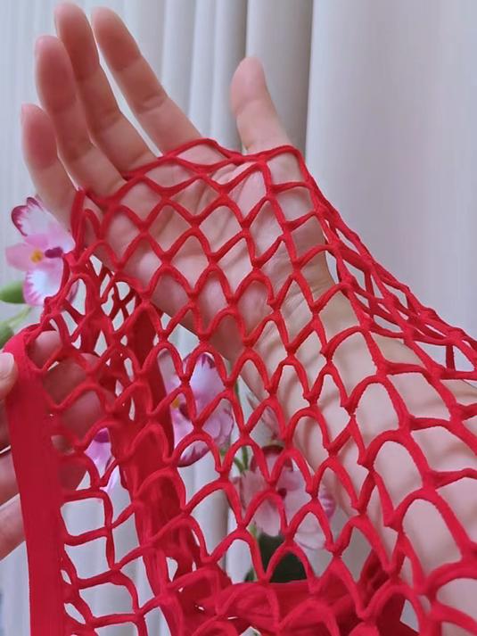 这渔网裤,真的很通风透气