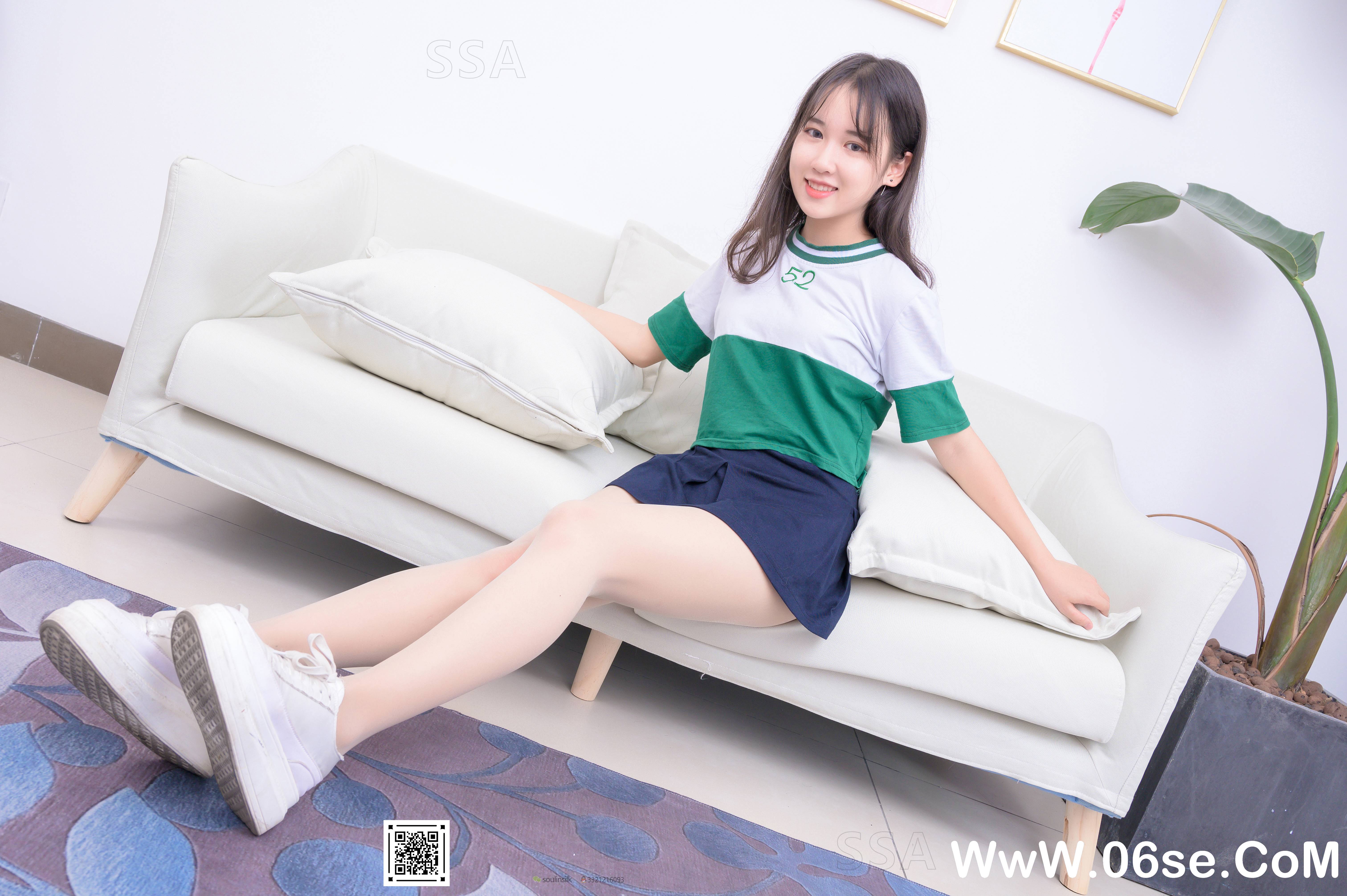 图片[7]-[SSA丝社] NO.215 小夏 齐臀短裙（上）[99P1.22G]-六色网