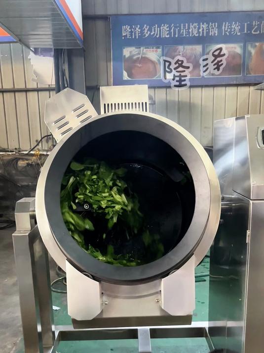 滚筒炒菜机炒油菜