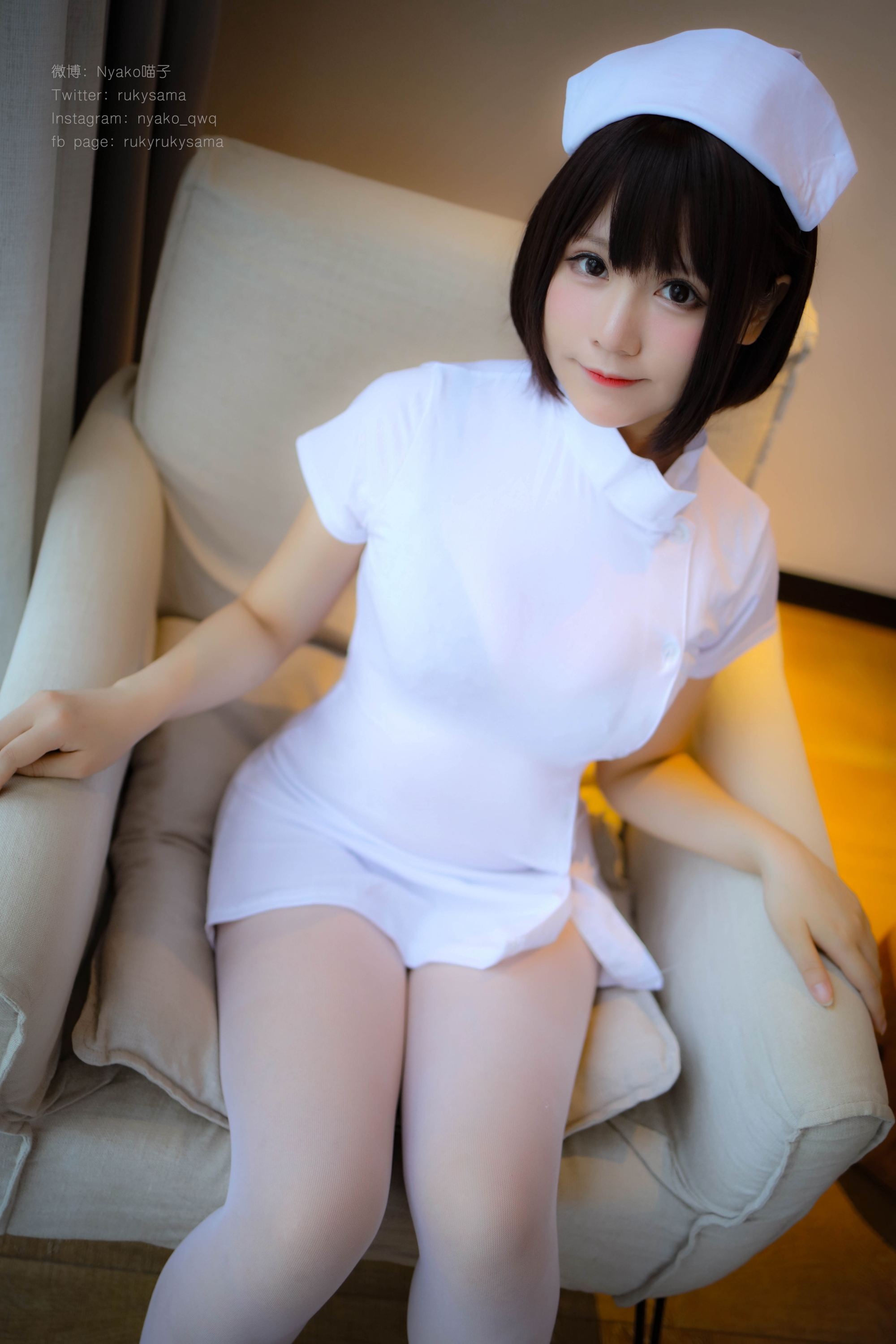 图片[3]-Nyako喵子 NO.002 – 护士服[155P+4V865M]-六色网