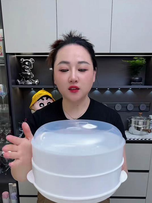 微波炉蒸笼专用器皿加热容器蒸盒隔水蒸馒头热饭