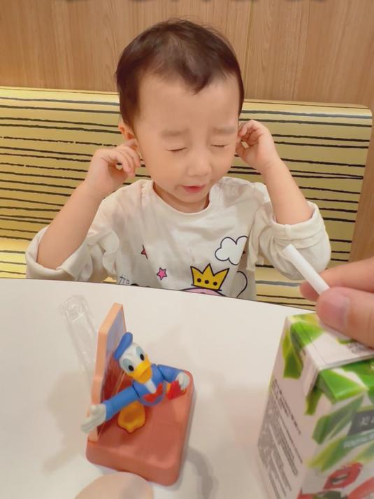 老爸今天带我去买了一个唐老鸭玩具,开心开心极了!儿童启蒙