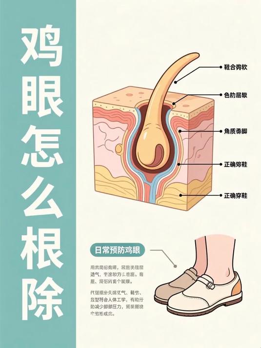 鸡眼怎么根除