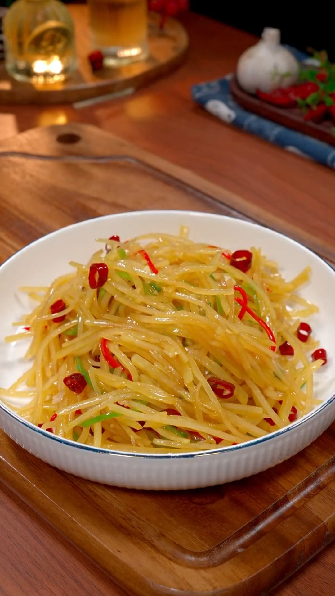 酸辣土豆丝的家常做法