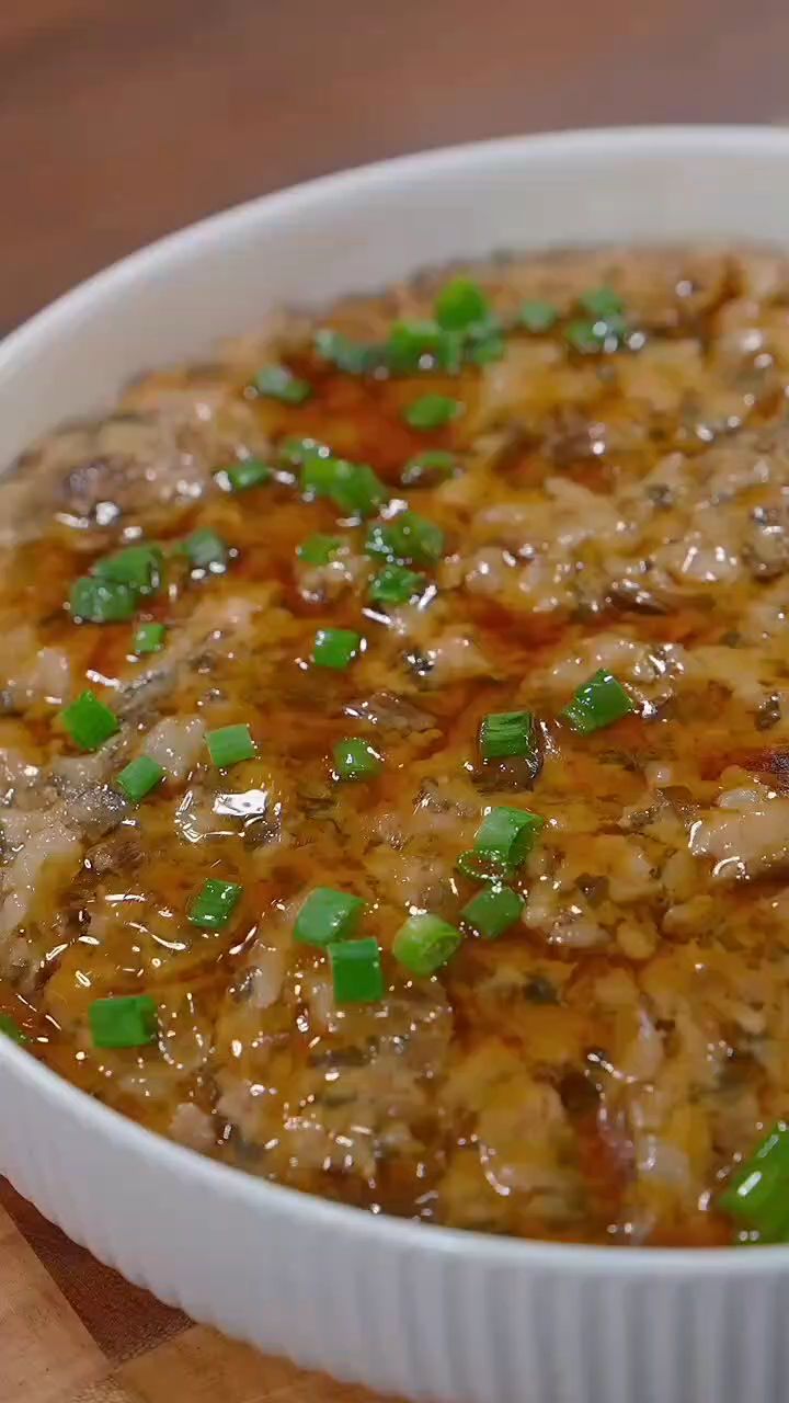 梅菜蒸肉饼这样做太香了