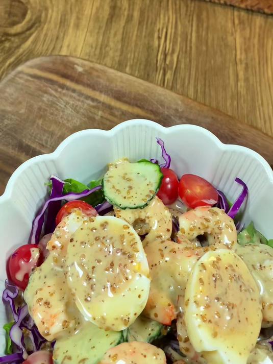 蔬菜沙拉要想做的好吃，沙拉酱是关键，尤其是这个蔬菜大拌汁