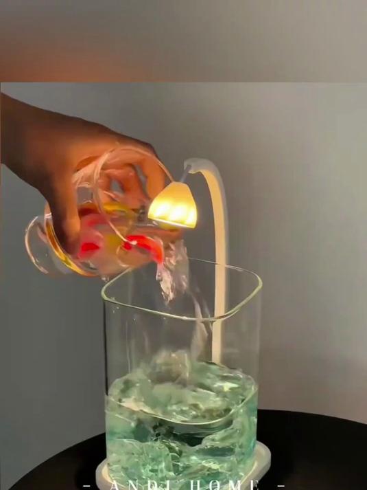 鱼缸斗鱼超白小型懒人玻璃缸客厅创意桌面摆件高∽级感观赏灯