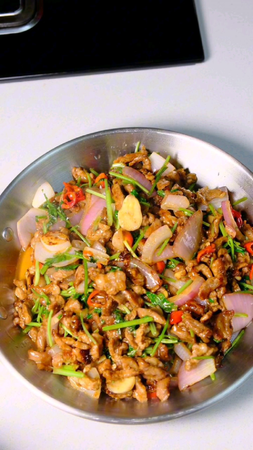 这样炒羊肉又香又嫩,巨好吃,超级下饭!#香菜炒羊肉