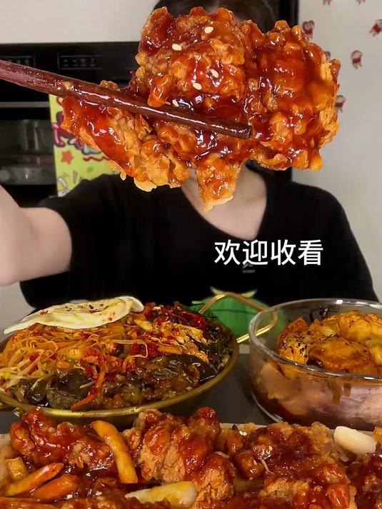 佳木斯拌饭 炸鸡 芝士年糕鸡