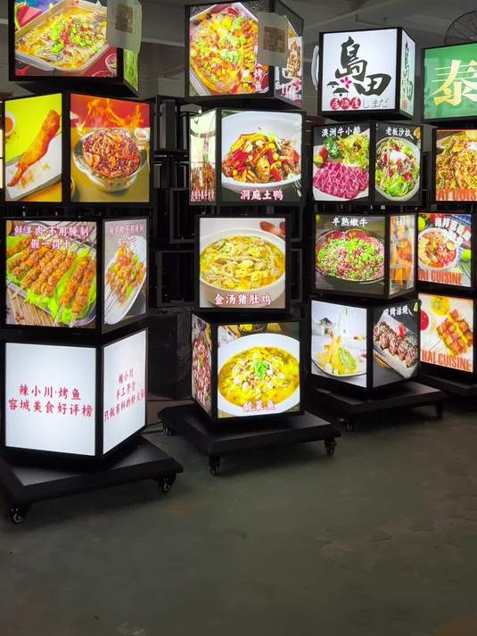 各行各业灯箱都可以定做,包含设计打印画面