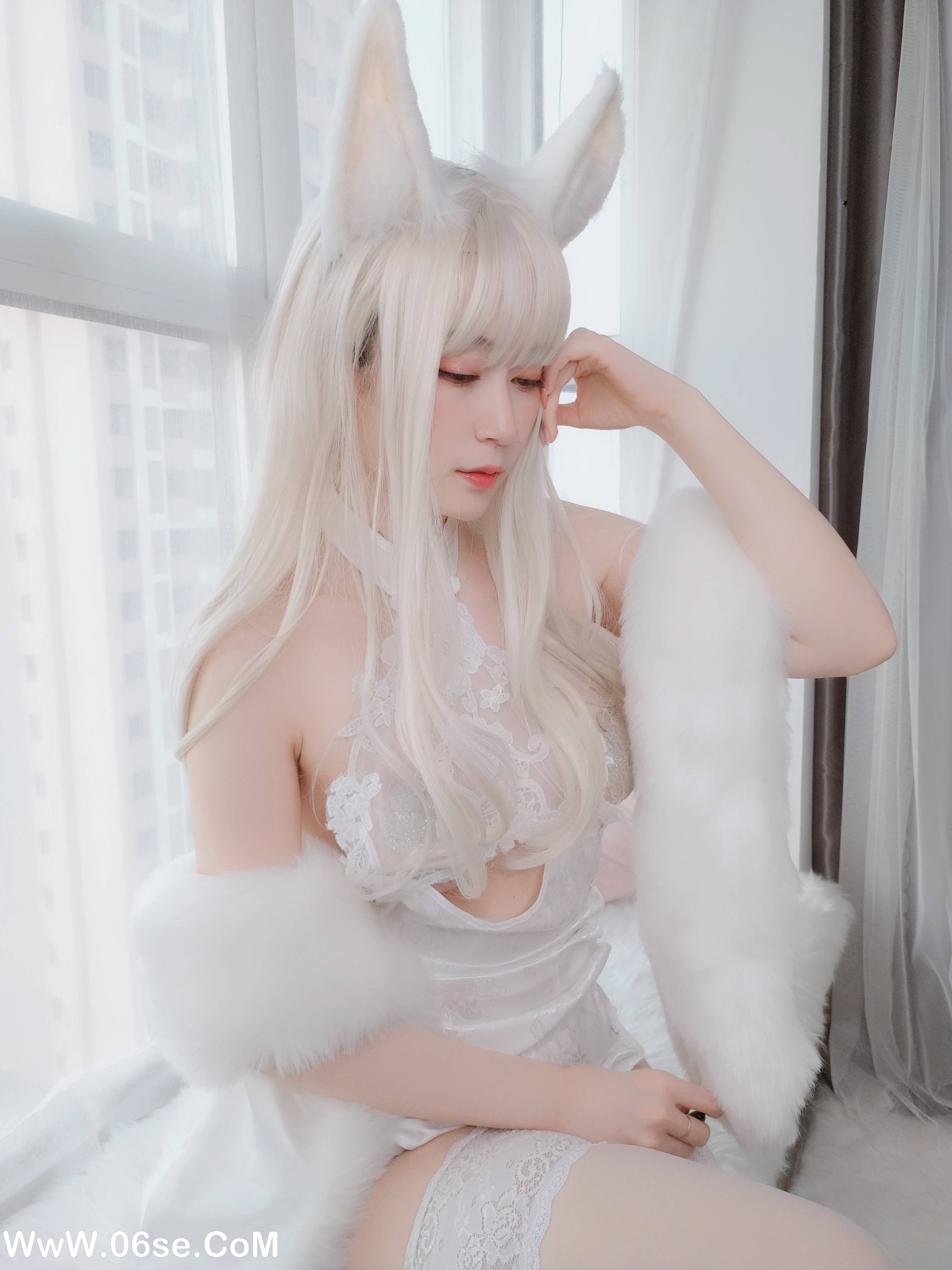 图片[73]-Coser小姐姐白银 NO.054 – 白兔[101P+6V683M]-六色网