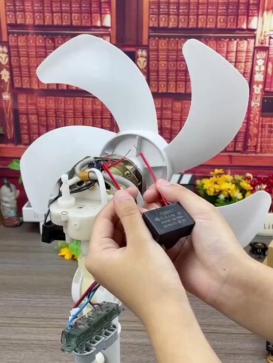电风扇吊扇转不动？用上这个电容器，安装简单实用，风扇电机通用