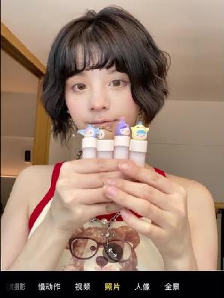 新品!泡泡玛特和橘朵联名小唇泥!做一个4色渐变!盲盒拆的奶泥帽