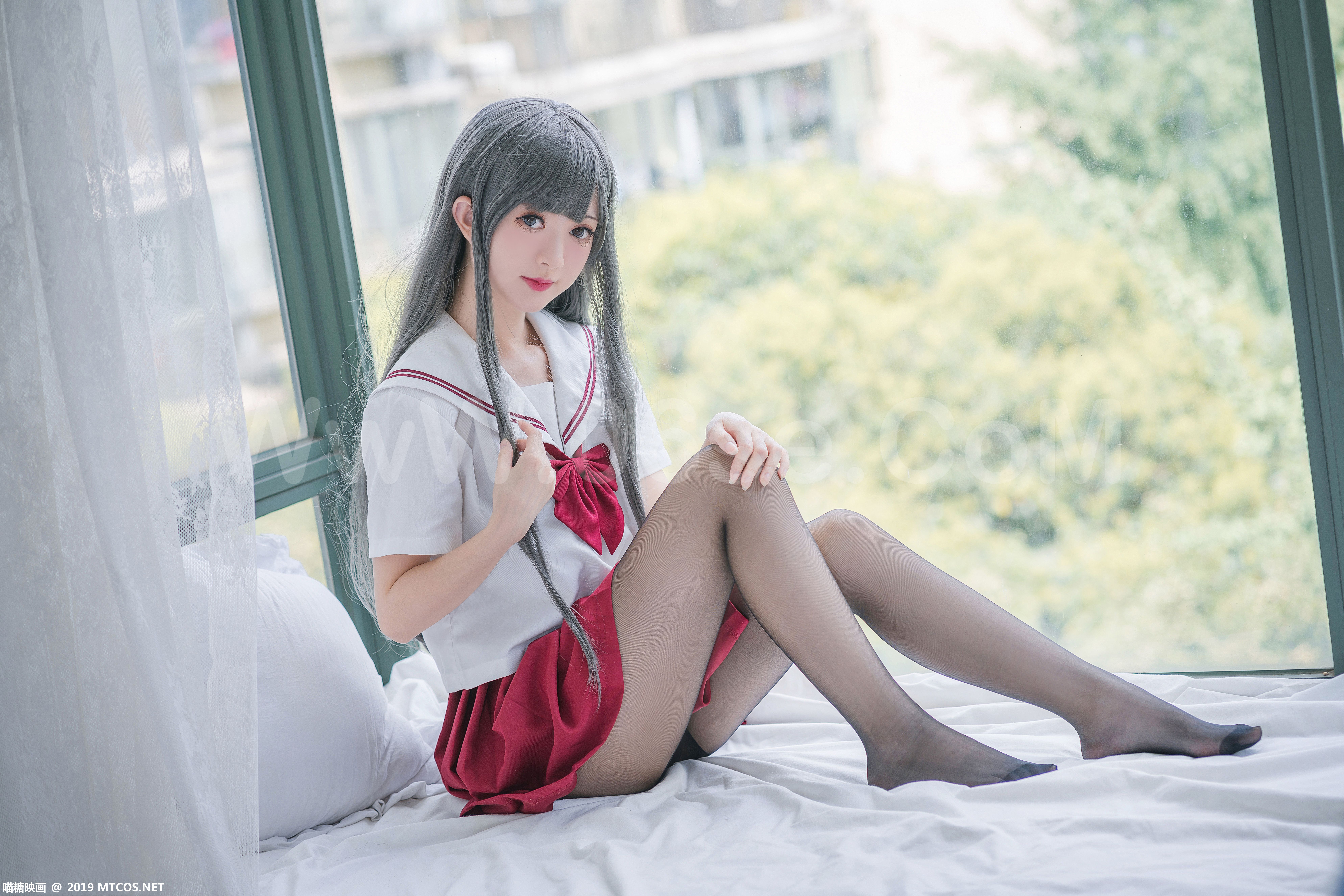 图片[4]-[MTCos] 喵糖映画 Vol.017 白发魔女-六色网