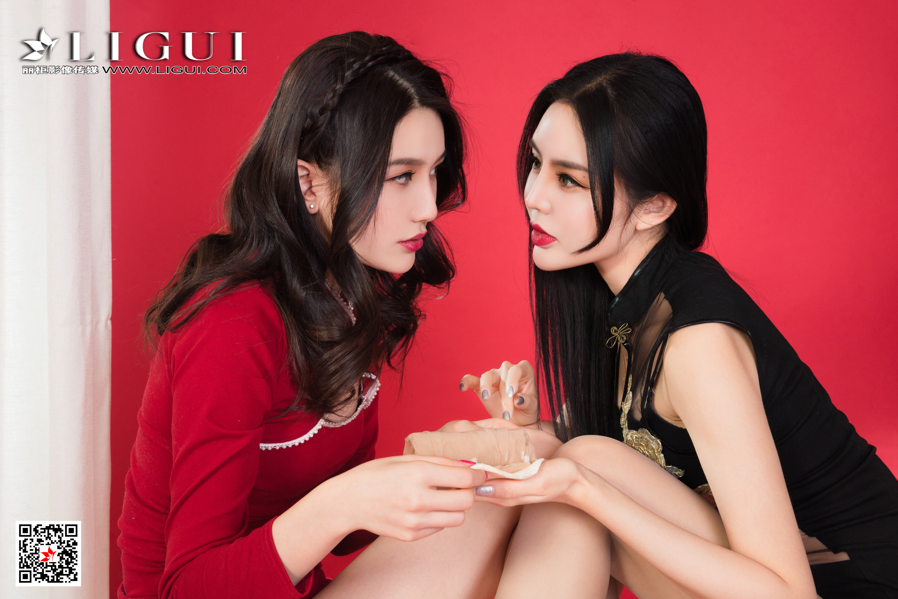 图片[59]-[Ligui丽柜] 2021.02.10 《《双生花 欲饺迎春》甜甜&凉儿-六色网