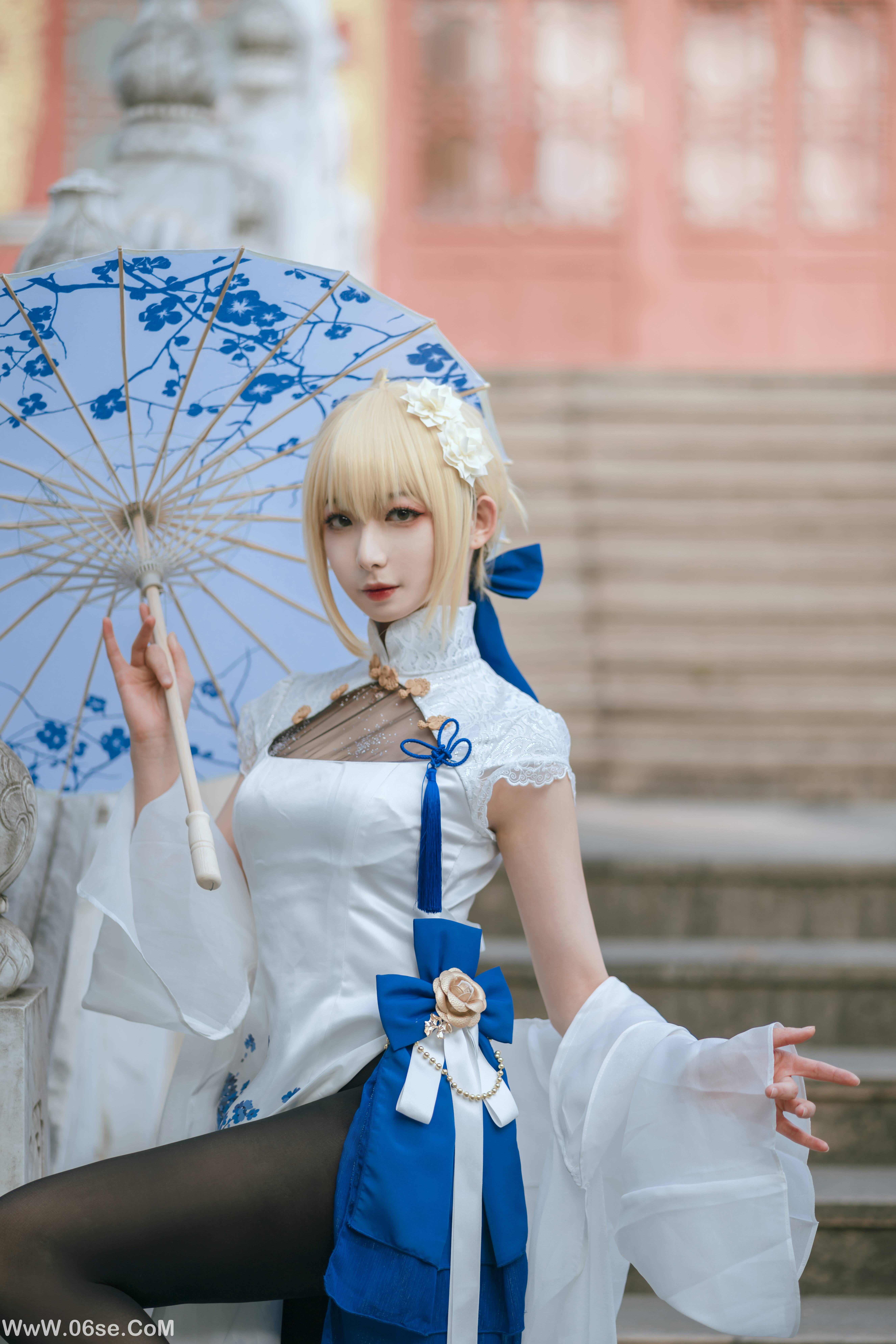 封疆疆v NO.004 - saber 旗袍[34P368M]-六色网